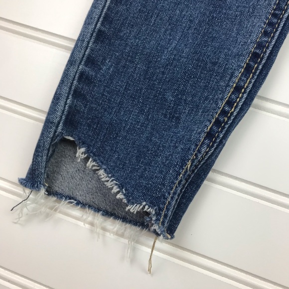 rag & bone high rise skinny jeans step hem EUC - Picture 9 of 14